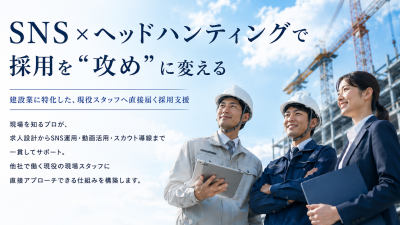求人広告だけでは採れない時代に。SNS×ヘッドハンティングで採用を”攻め”に変える方法